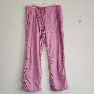 Lululemon Athletica Women's Pink Track Pants With Soft Lining